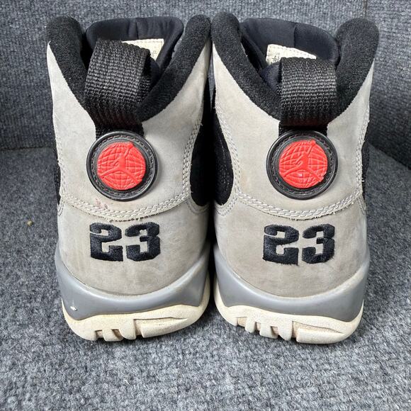 Nike Air Jordan 9 Retro Shoes Men\'s 8.5 Black/Gray CT8019-060 READ main image 3